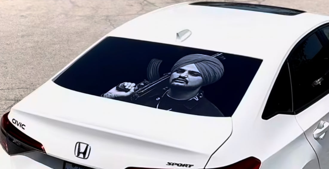 Sidhu rest in power back window stiker