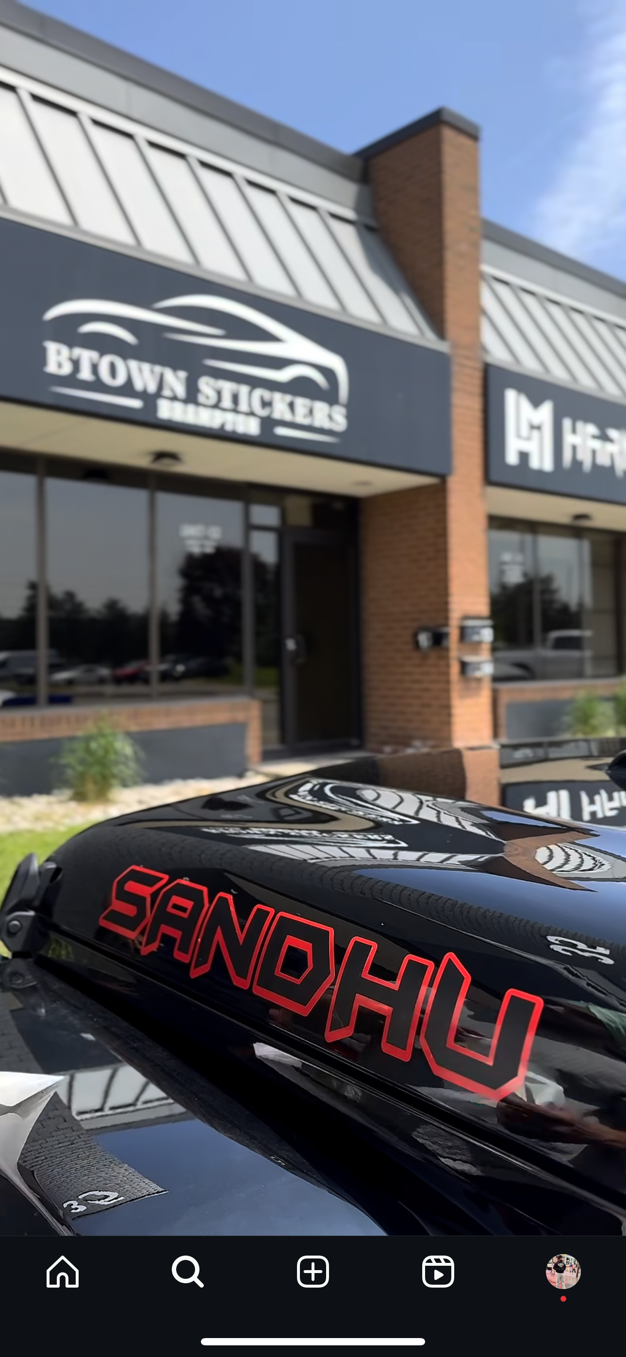 Sandhu surname stiker