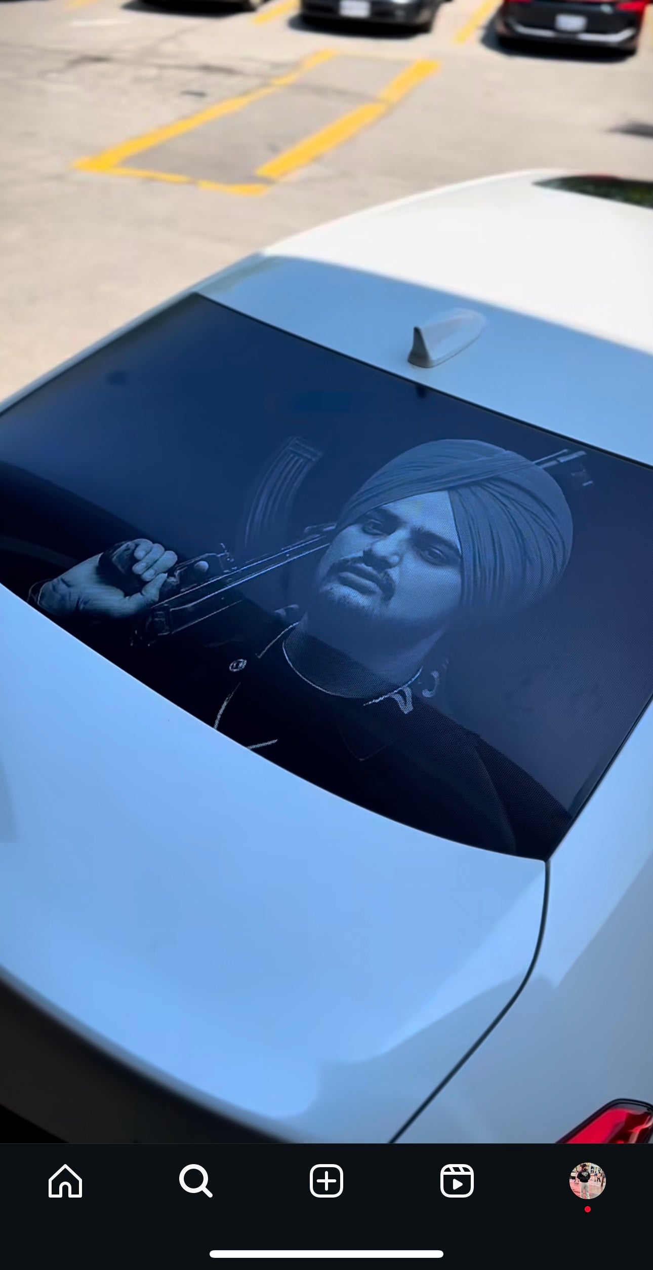 Sidhu rest in power back window stiker