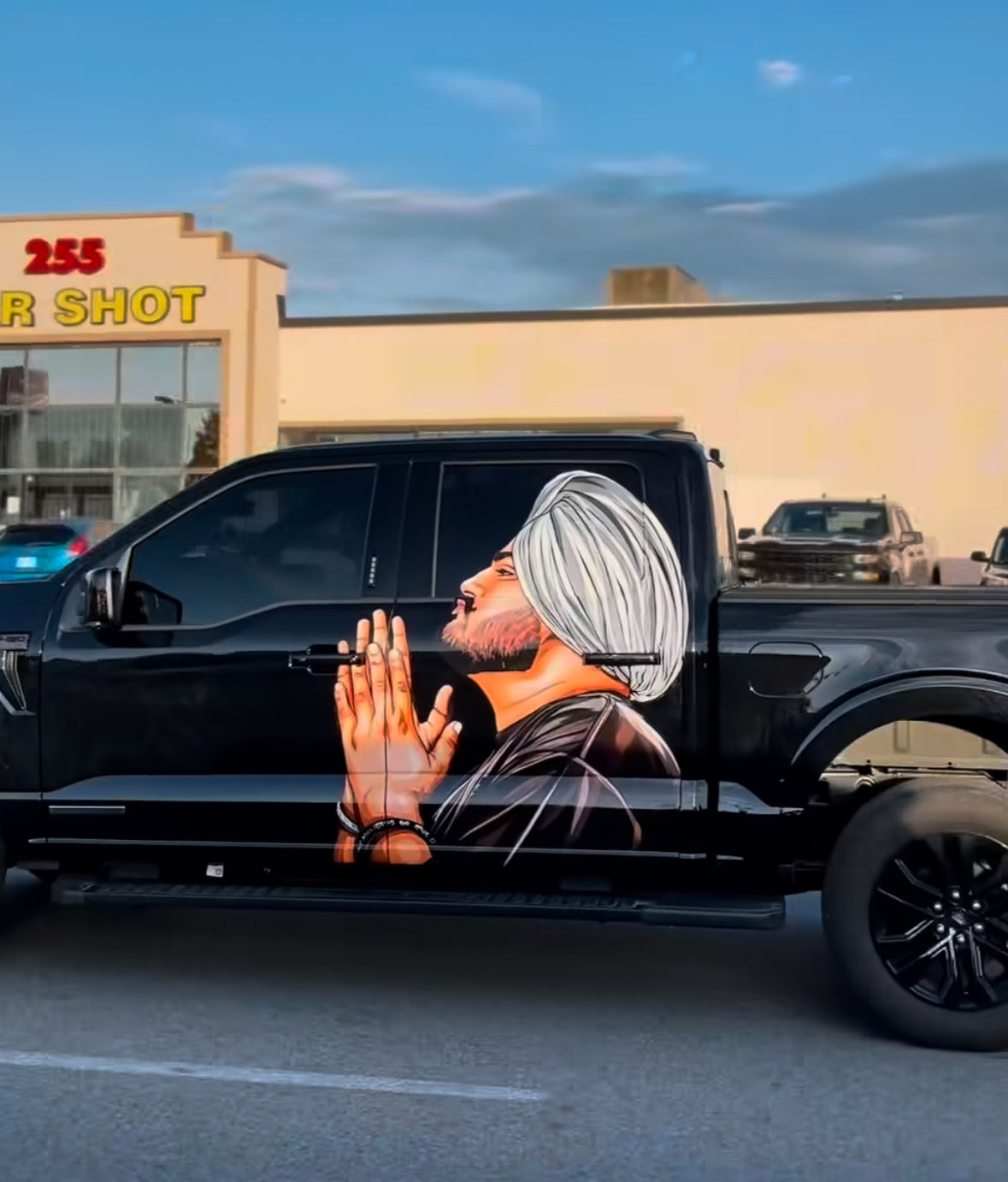 Sidhu moosewala big side door sticker