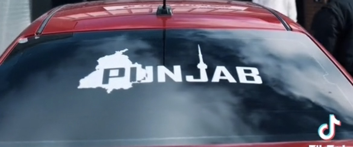 punjab sticker for back window