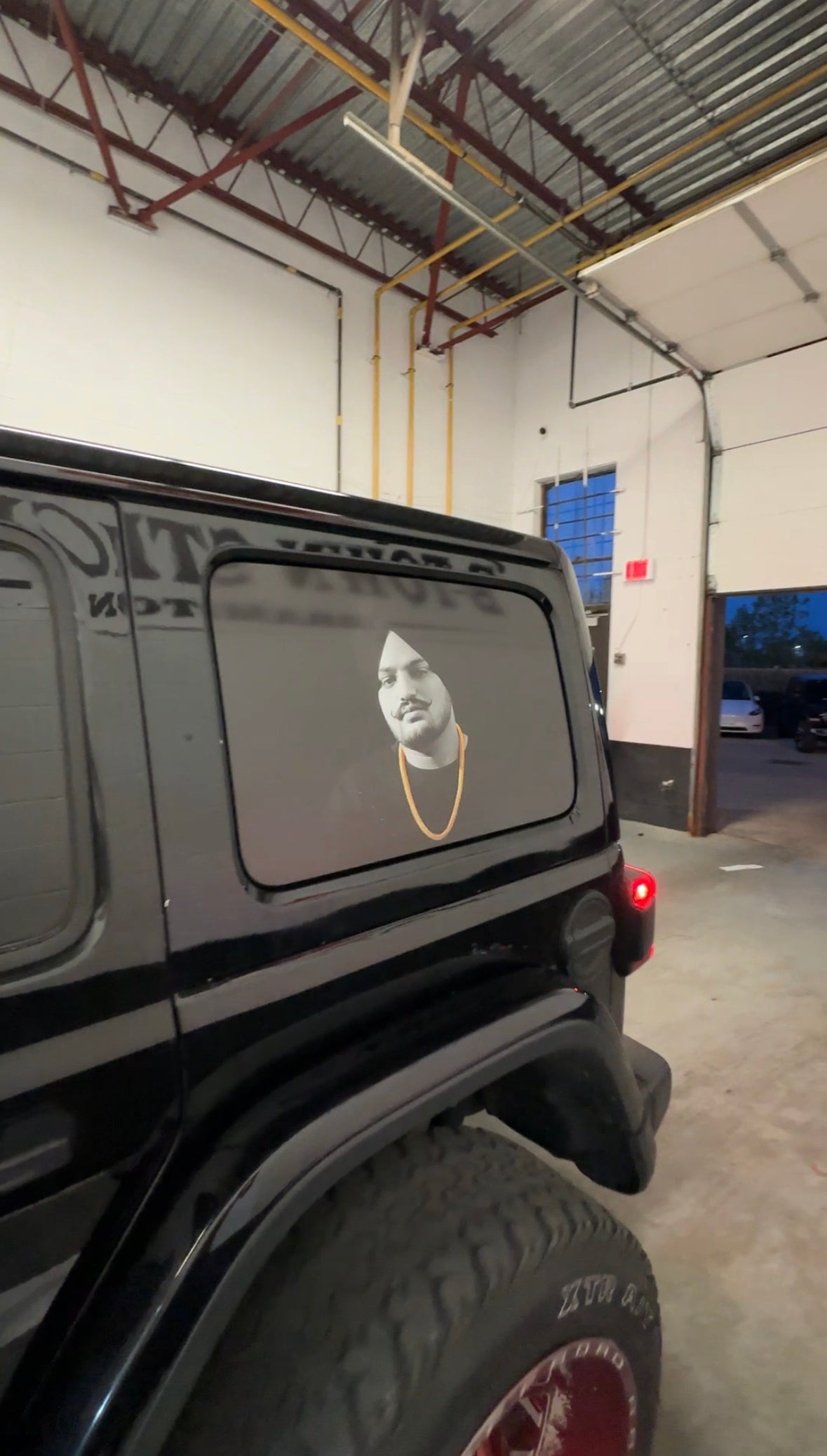 Sidhu moose ala black sticker