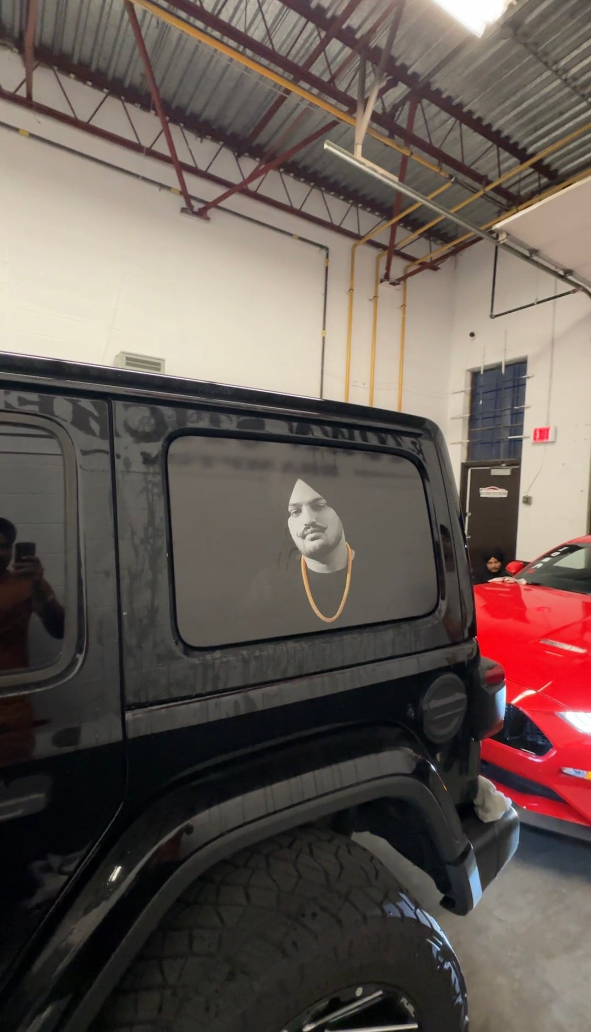 Sidhu moose ala black sticker