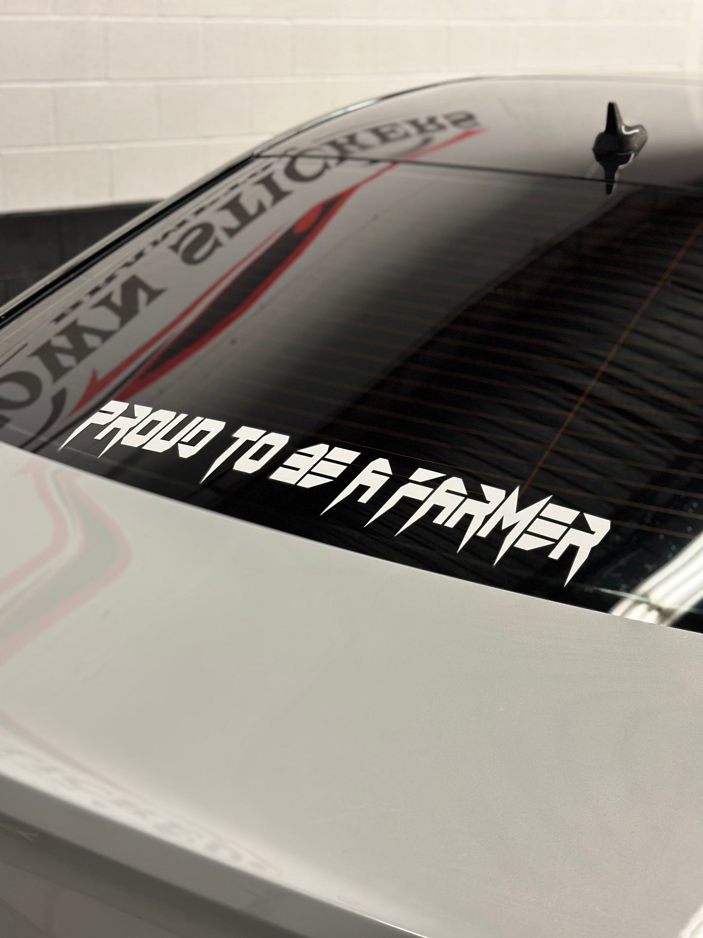 Proud to be a farmer sticker